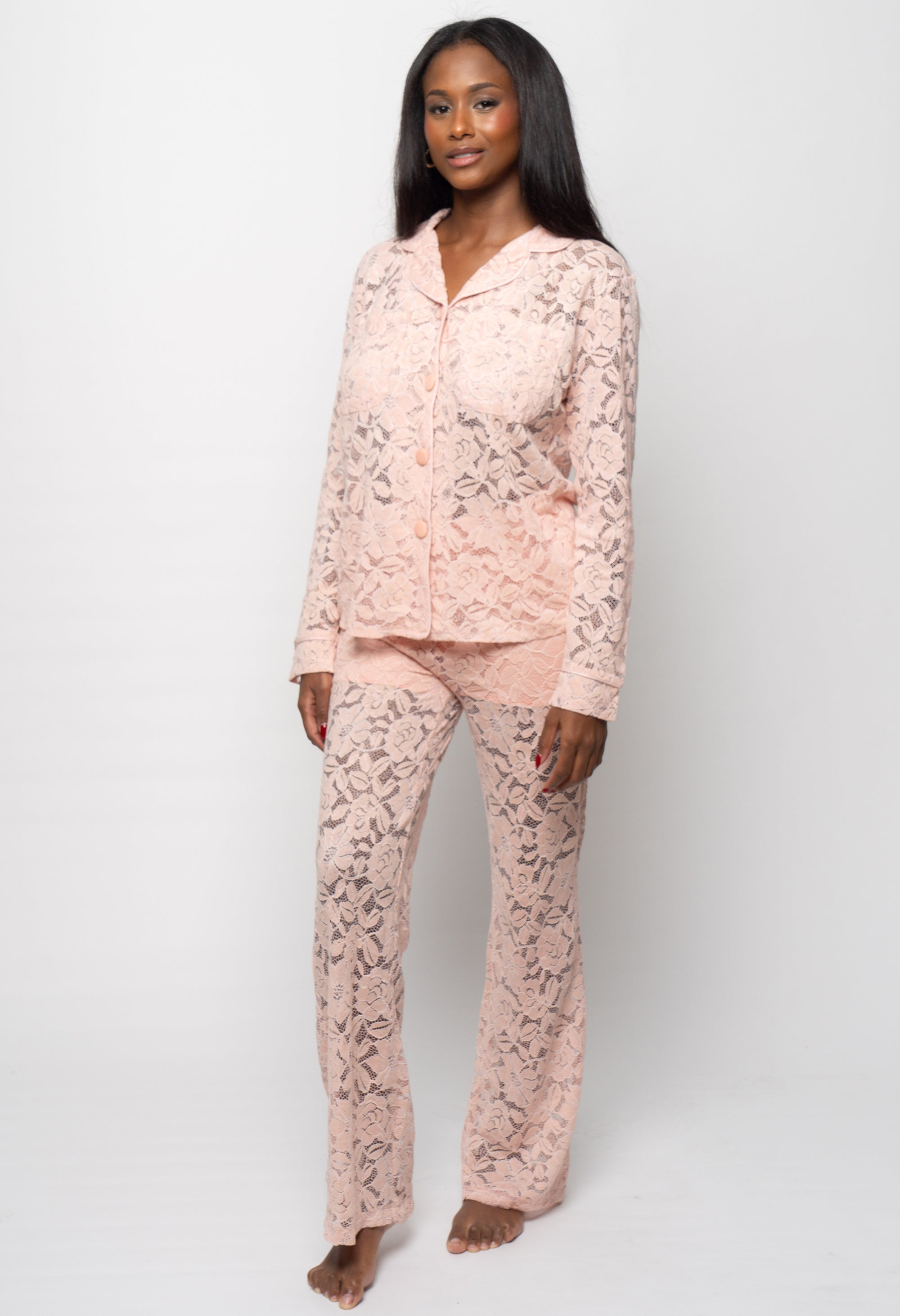 Giselle Shirt – Blush Pink