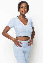 Valeria Top - Sky Blue