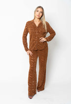 Giselle Pants - Cinnamon Brown