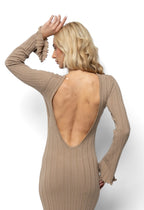 Adriana Dress - Sand Nude