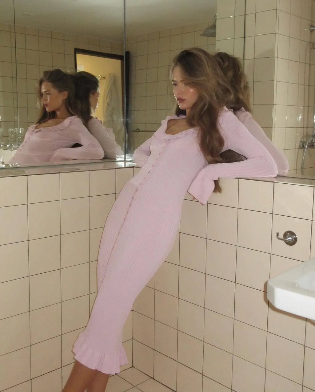 Penélope Dress - Soft Pink