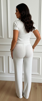 Valeria Trousers - Pure White