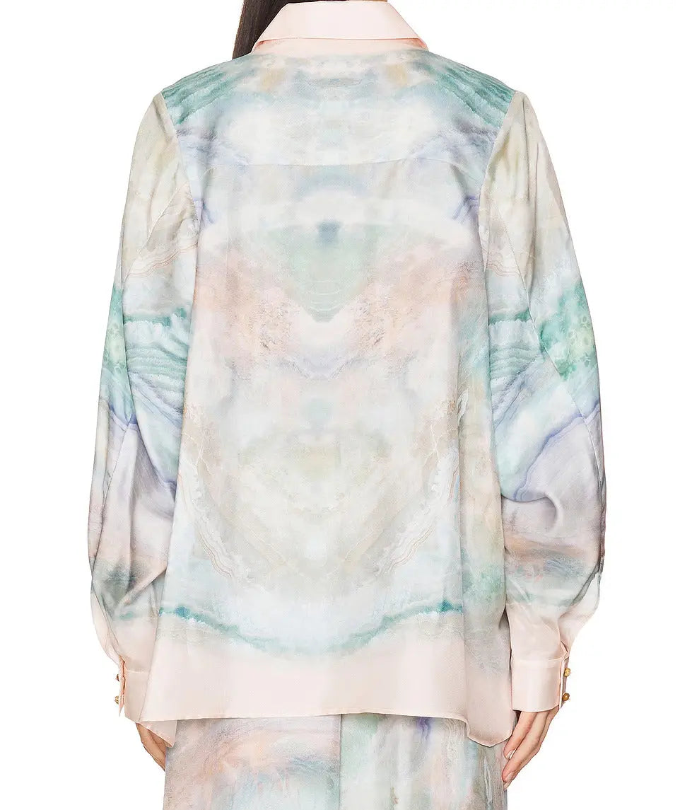 Elodie Shirt - Pastel Marble