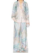 Elodie Track Pant - Pastel Marble